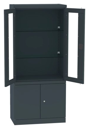 Schrank mit Glas- und Vollblechtüren Malow NSML 114 - 4