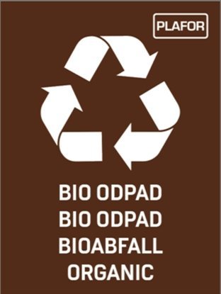 Abfallbehälter QUATRO 659-05, aus Kunststoff - 2