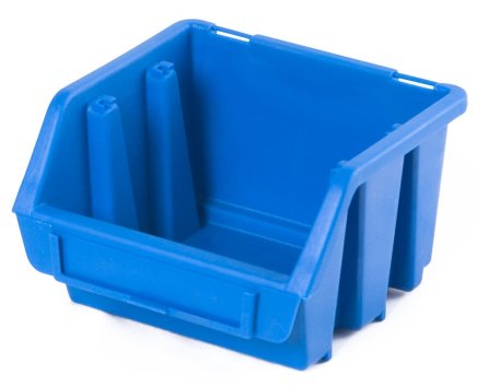 Sichtlagerkästen Ergobox 1 - Farbe blau