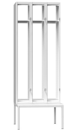 Garderobenschrank mit Bank XS73B-17 - 2