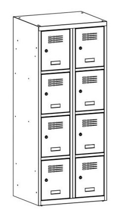 Garderobenschrank MSum 324S - 2
