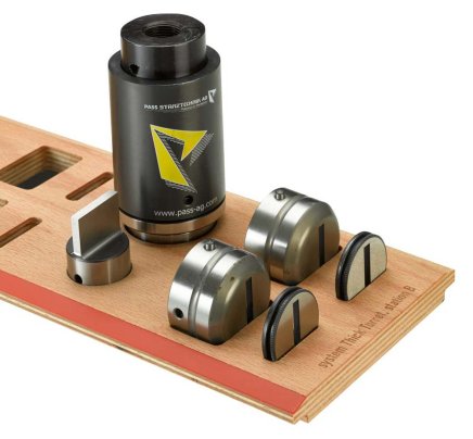 Holzhalterung Thick Turret Station B komplett - 6