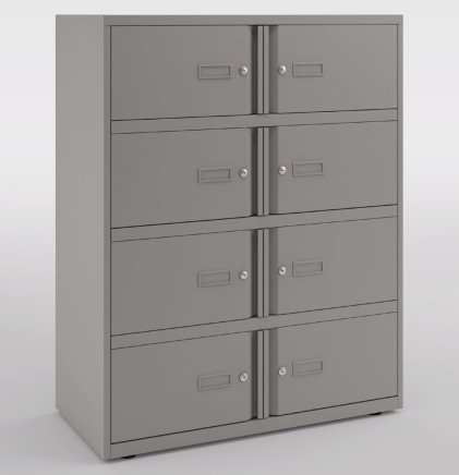 Schließfachschrank Bisley  Essentials 1300 x 800/1000 x 470 mm - 2