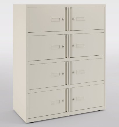 Schließfachschrank Bisley  Essentials 1300 x 800/1000 x 470 mm - 1