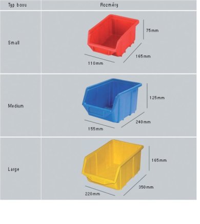 Sichtlagerkästen Ecobox medium,  (4 Modelle) - 2