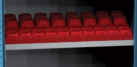 Fachboden für CNC-Werkzeugeinsätze NCS POL 01