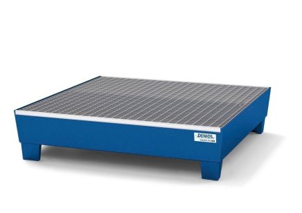 Auffangwanne mit Rost classic-line, mit Füßen, für 4 Fässer - 2