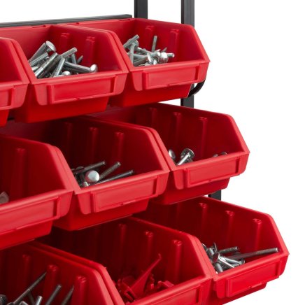 Wandplatte aus Kunststoff Fixing Wall Max mit Werkzeughaltern und Sichtlagerkästen - 2