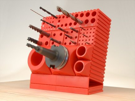 CNC-Werkzeugeinsatz für Fräswerkzeuge mit Zylinderschaft 4 mm - 6