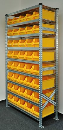 Regal mit Sichtlagerkästen 877851017 (7 Modelle) - 2