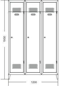 Garderobenschrank  A5097 - 2