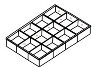 Schubladeneinsatz aus Kunststoff PIT 451