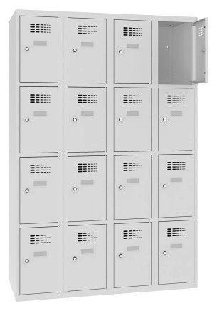 Schließfachschrank Sus 344 W - 6