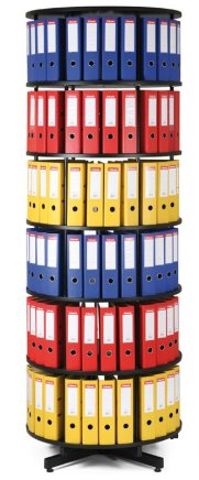Rotierender Büroschrank - 6 Etagen - 2