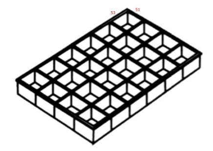 Schubladeneinsatz aus Kunststoff 224P5 - 2