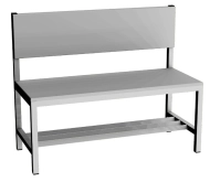 Garderobenbank  LAV 10O - Breite 1000 mm