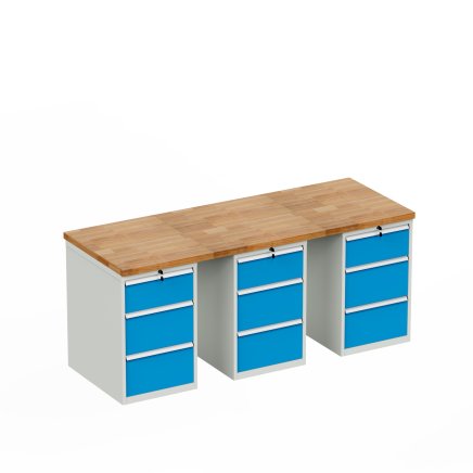 Werkbank mit Schubladenschrank HD_20333