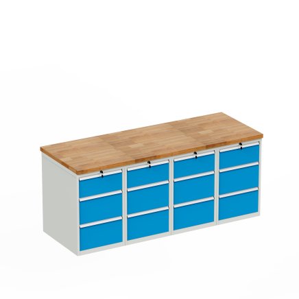 Werkbank mit Schubladenschrank HD_203333
