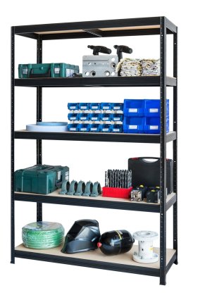 Fachbodenregal Futur 250 1800x1200x600mm schwarz