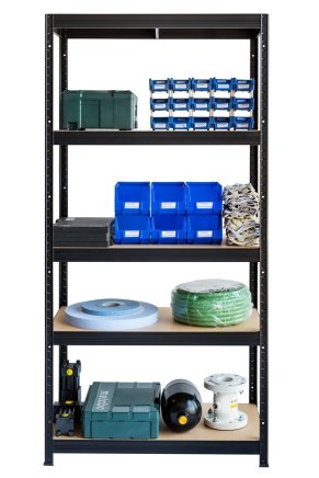 Fachbodenregal Futur 250 1800x1200x600mm schwarz - 3