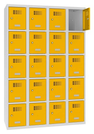 Schließfachschrank Sus 345 W - 3