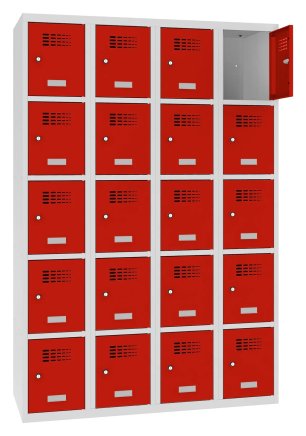 Schließfachschrank Sus 345 W - 4