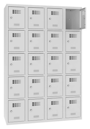 Schließfachschrank Sus 345 W - 6