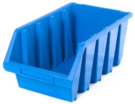 Sichtlagerkästen Ergobox 4 - Farbe blau