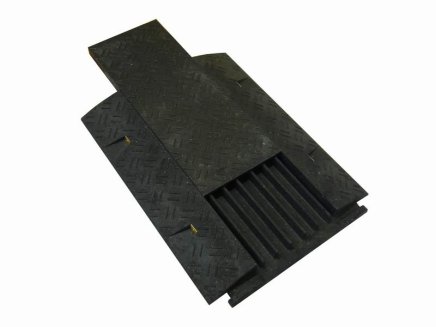 Kabelbrücke mit Deckel,  270, 271, Farbe schwarz - 6