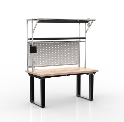 Elektrisch höhenverstellbarer Schreibtisch mit Aufsatz 24111933