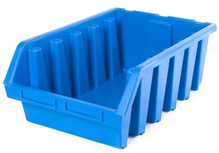 Sichtlagerkästen Ergobox 5 - Farbe blau
