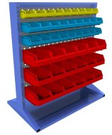 Stellwand mit Sichtlagerkästen  PSZ_21_A_VAR_5