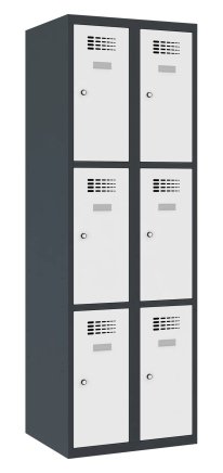 Schließfachschrank Sus 323 W