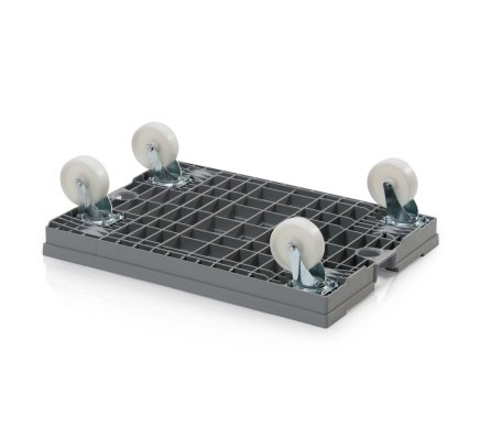 Schwerlast-Rolluntersatz - 4 Lenkrollen - 2