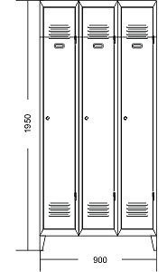 Garderobenschrank  A5067 - 2