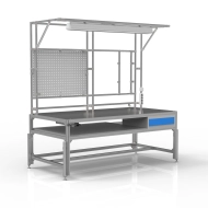 Mechanisch höhenverstellbarer Schweißtisch