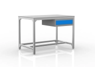 Werkstatttisch aus Aluminiumprofilen (verschiedene Varianten)
