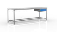 Werkstatttisch aus Aluminiumprofilen 1 (verschiedene Varianten)