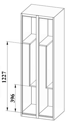 Garderobenschrank  XS64-18Z - 5