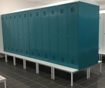Garderobenschrank Sum 430 W mit untergebauter Sitzbank P431 W - 3