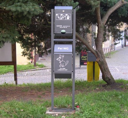 Abfallbehälter für Hundekot PWC S2A - 2