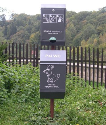 Abfallbehälter für Hundekot PWC S2A - 3