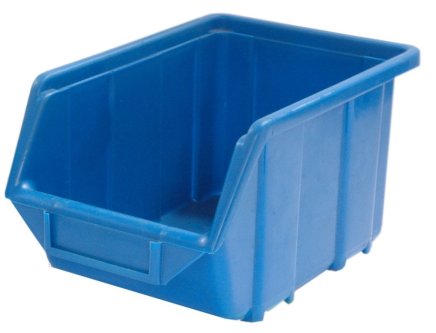 Sichtlagerkästen Ecobox medium,  Farbe blau