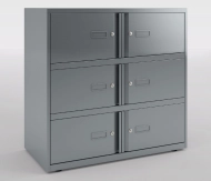 Schließfachschrank Bisley  Essentials 1000 x 800/1000 x 470 mm