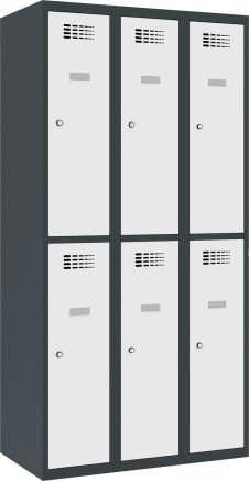 Garderobenschrank Sus 332 W, Breite 900 mm - 7