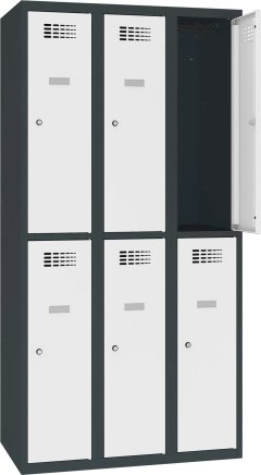 Garderobenschrank Sus 332 W, Breite 900 mm - 8