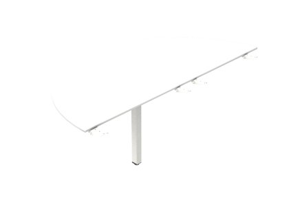 Halbkugelförmiges Verbindungselement für Tische Stb Comfort der Tiefe 800 mm - 2
