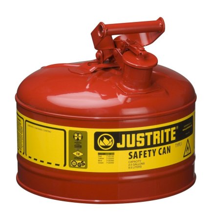 Selbstschließender Sicherheitsbehälter für brennbare Stoffe, 9,5 Liter Volumen
