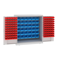 Werkstattschrank MSW110/5-10s mit Sichtlagerkästen